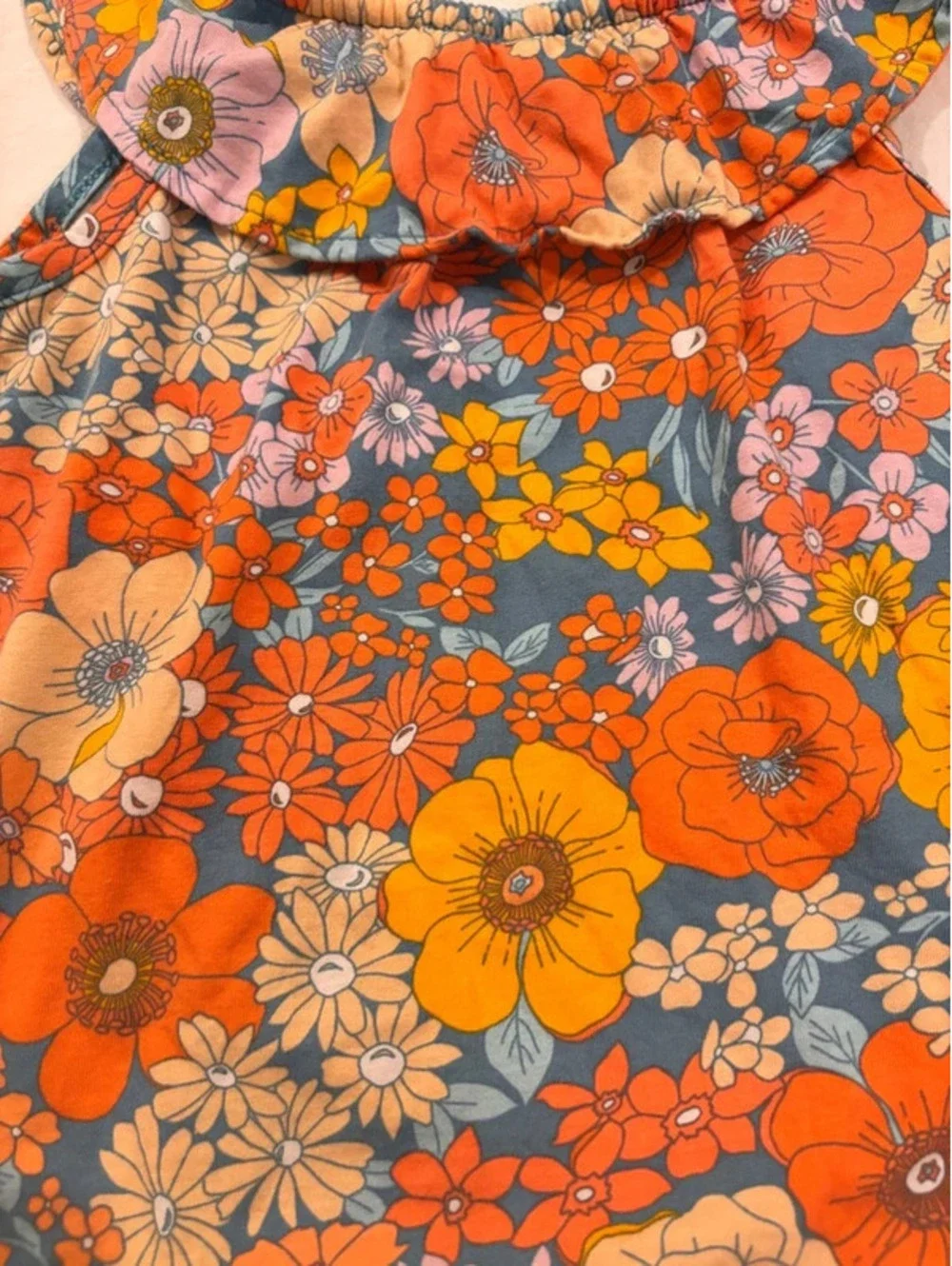 Carter’s Floral Flutter Sleeve Top 4T